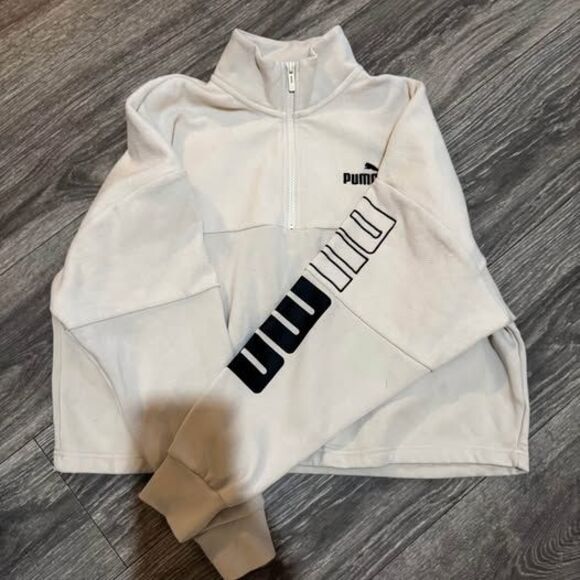 Puma cropped women’s quarter zip jacket - Picture 2 of 3